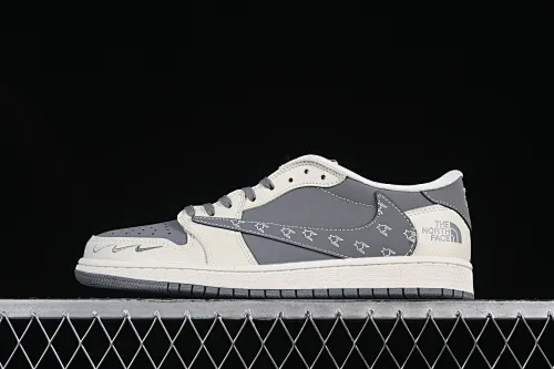 All categories Air Jordan Jordan series basketball shoes Air Jordan 1 Low High-end customized low-top sneakers Travis Scott x Fragment Design x Air Jordan 1 Low OG SP Joe 1 North Face joint beige three hook low-top cultural casual sneakers XS2024-011